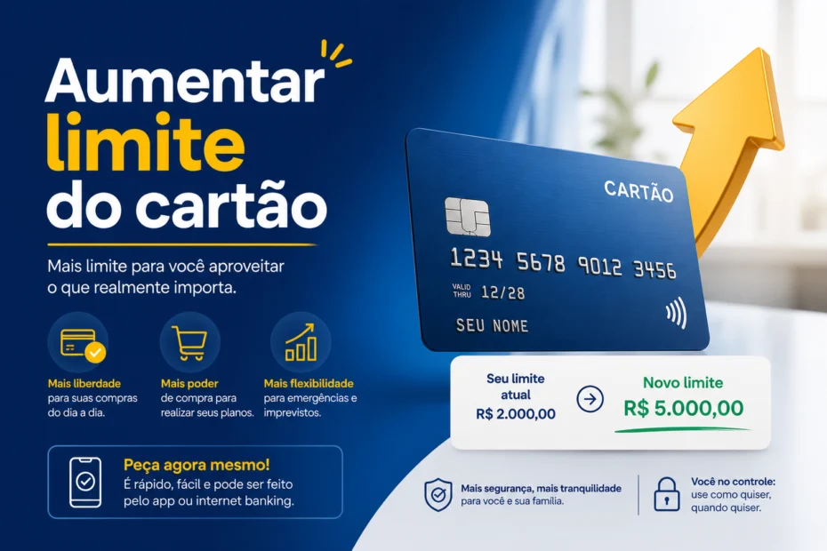 Aumentar limite do cartão